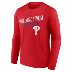 MLB Philadelphia Phillies Hustle Personalized Name & Number Long Sleeve T-Shirt