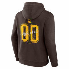 MLB San Diego Padres Hustle Personalized Name & Number Hoodie