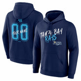 MLB Tampa Bay Rays Hustle Personalized Name & Number Hoodie