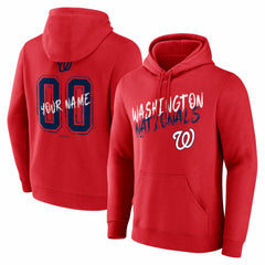 MLB Washington Nationals Hustle Personalized Name & Number Hoodie
