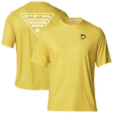NHL Gold Pittsburgh Penguins Columbia PFG Terminal Tackle Omni-Shade T-Shirt