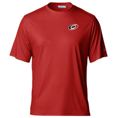 NHL Red Carolina Hurricanes Columbia PFG Terminal Tackle Omni-Shade T-Shirt
