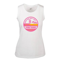MLB Boston Red Sox Levelwear Women's Macy Spring Training Badge Bold Tank Top