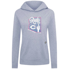 MLB Cincinnati Reds Levelwear Women's Relay Spring Training Sunrise Bold Hoodie