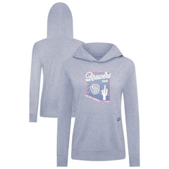 MLB Milwaukee Brewers Levelwear Women's Relay Spring Training Sunrise Bold Hoodie