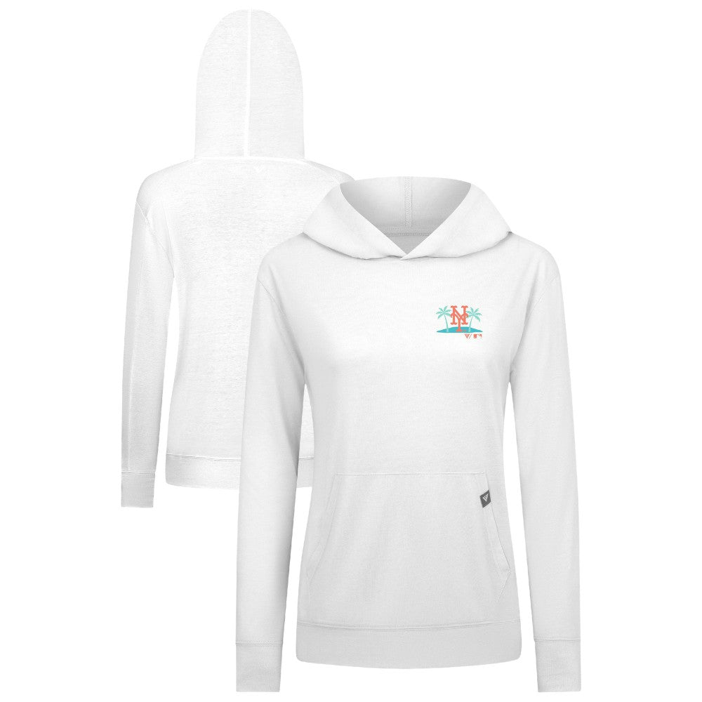 MLB New York Mets Levelwear Women's Relay Spring Break Panoramic Bold Hoodie