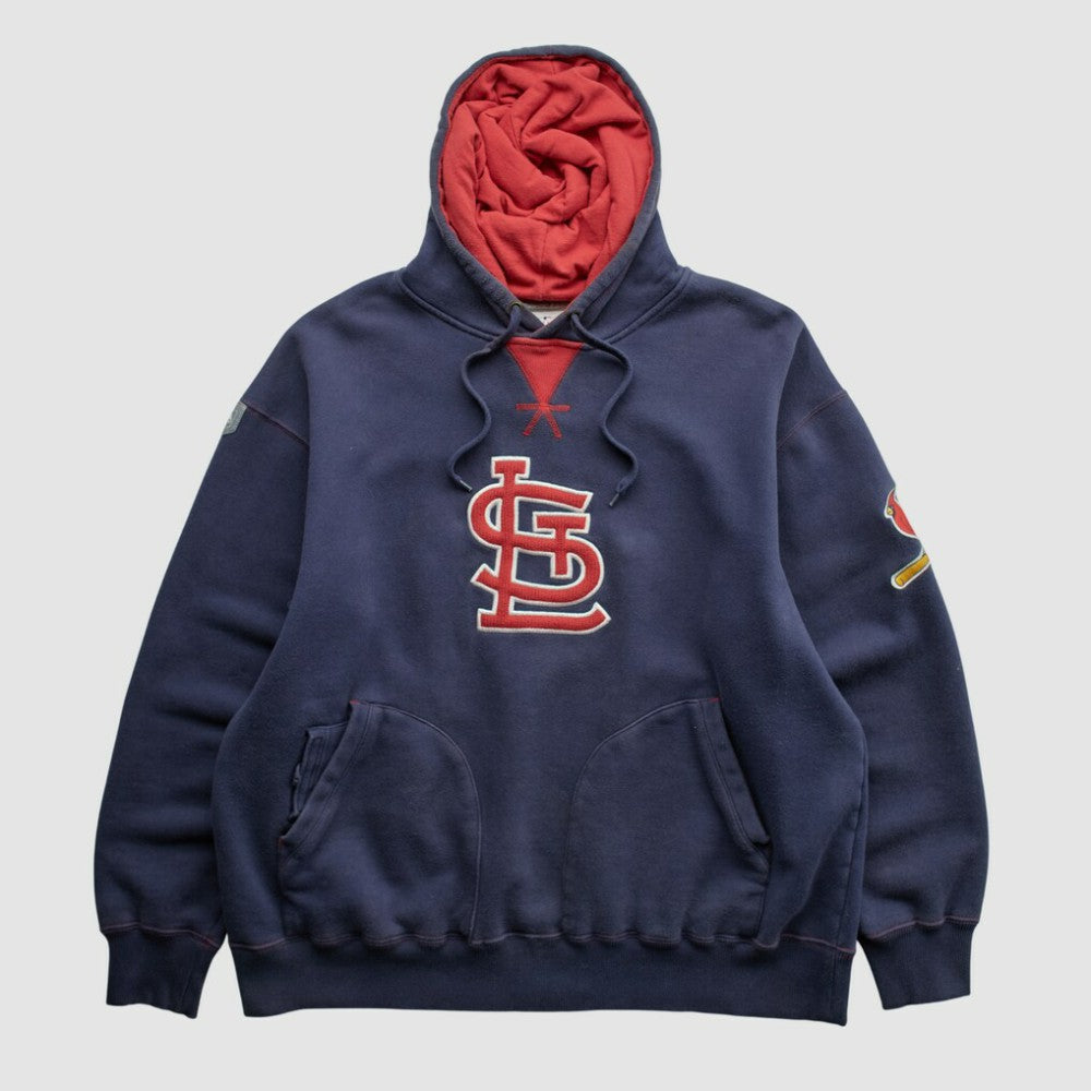 MLB St. Louis Cardinals Majestic 2000s Hooded Pullover Sweatshirt