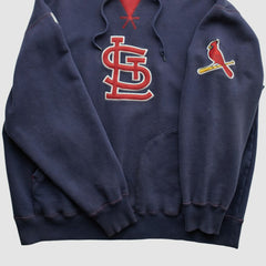 MLB St. Louis Cardinals Majestic 2000s Hooded Pullover Sweatshirt