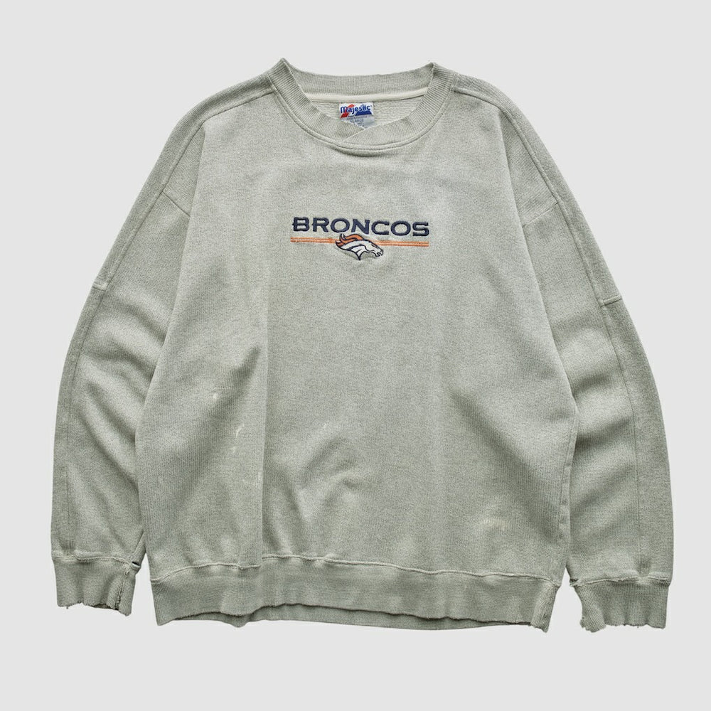 Majestic 2000s Pullover Sweatshirt - Denver Broncos