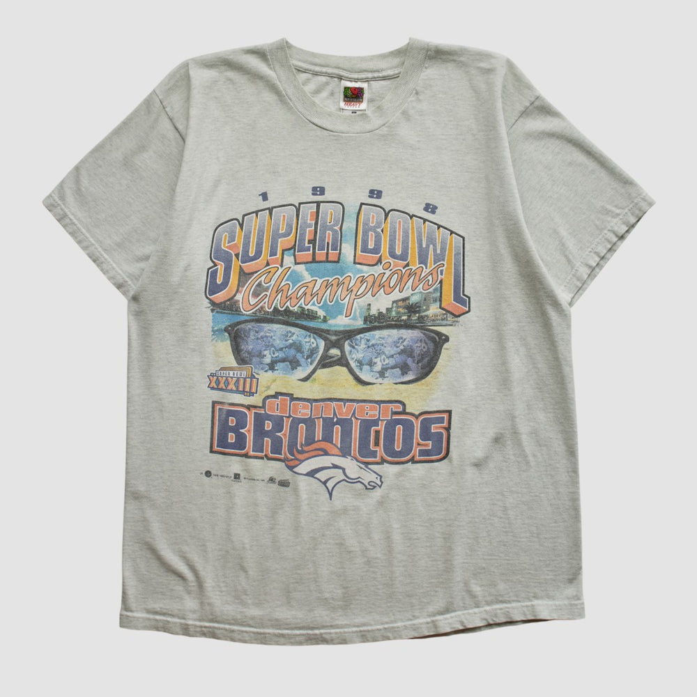 Super Bowl XXXIII Fruit of The Loom 1998 T-shirt - Denver Broncos