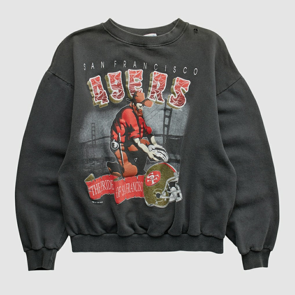 All Out Fan 90s Pullover Sweatshirt - San Francisco 49ers