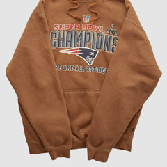 Super Bowl XLIX Pennant Sportswear 2015 Hooded Pullover Sweatshirt - New England Patriots
