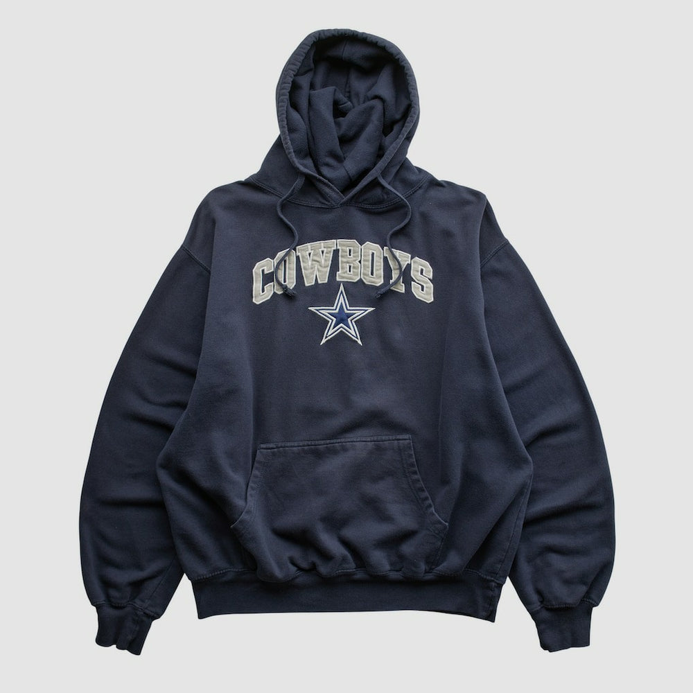 Cowboys Authentic Apparel 2010s Hooded Pullover Sweatshirt - Dallas Cowboys