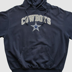 Cowboys Authentic Apparel 2010s Hooded Pullover Sweatshirt - Dallas Cowboys