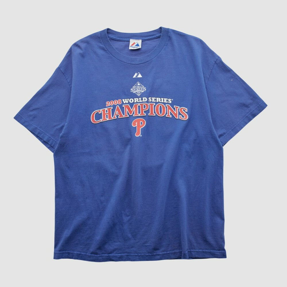 MLB World Series Champions Majestic 2008 T-shirt