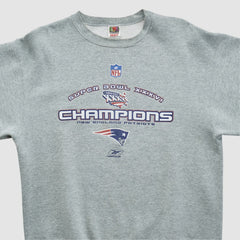 Super Bowl XXXVI Fruit of The Loom 2002 Pullover Sweatshirt - New England Patriots