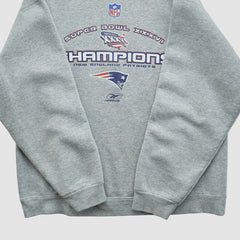 Super Bowl XXXVI Fruit of The Loom 2002 Pullover Sweatshirt - New England Patriots