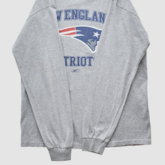 Reebok 2000s Long Sleeve T-shirt - New England Patriots