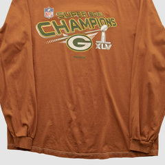 Super Bowl Champions XLV Reebok 2011 Long Sleeve T-shirt - Green Bay Packers