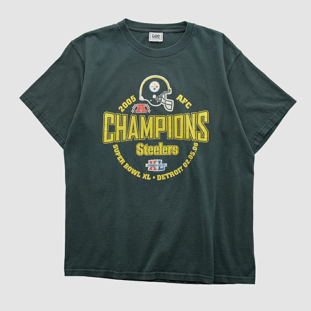 AFC Champions Lee Sport 2005 T-shirt - Pittsburgh Steelers