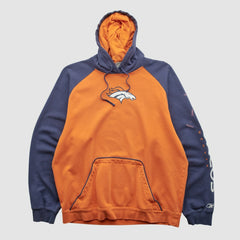 Reebok 2000s Hooded Pullover Sweatshirt - Denver Broncos