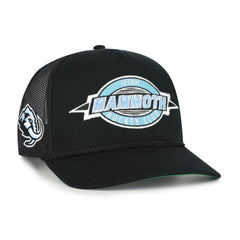 NHL Black Utah Mammoth '47 Frame Out Mesh Rope Hitch Adjustable Hat