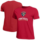 NHL Red Florida Panthers Champion Women's Wordmark Lockup T-Shirt