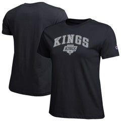 NHL Black Los Angeles Kings Champion Women's Arch Mascot Logo T-Shirt
