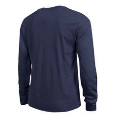 NHL Navy Nashville Predators Champion Women's Wordmark Lockup Long Sleeve T-Shirt