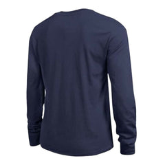 NHL Navy Seattle Kraken Champion Women's Wordmark Lockup Long Sleeve T-Shirt
