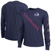 NHL Navy Colorado Avalanche Champion Women's 2-Hit Long Sleeve T-Shirt