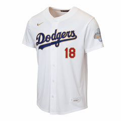 MLB Yoshinobu Yamamoto Los Angeles Dodgers Nike Youth 2026 Gold Collection Home Replica Jersey