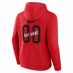 NHL Red Carolina Hurricanes Hustle Personalized Name & Number Hoodie