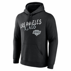 NHL Black Los Angeles Kings Big & Tall Hustle Personalized Name & Number Hoodie