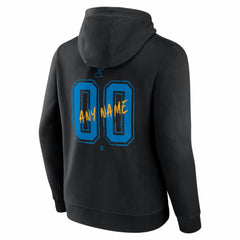NHL Black St. Louis Blues Hustle Personalized Name & Number Hoodie