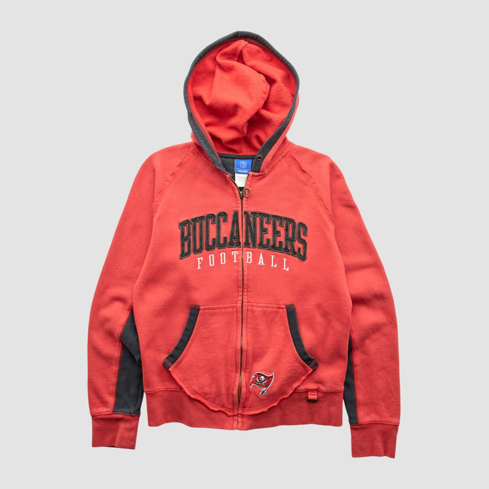 Reebok 2000s Hooded Full Zip Sweatshirt - Tampa Bay Buccaneers