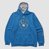 MLB Milwaukee Brewers Adidas 2010s Hooded Pullover Sweatshirt