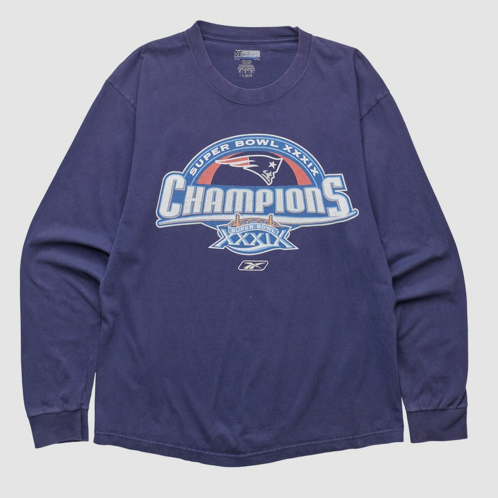Reebok 2005 Long Sleeve T-shirt - New England Patriots