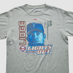 MLB Brad Lidge Majestic 2000s T-shirt