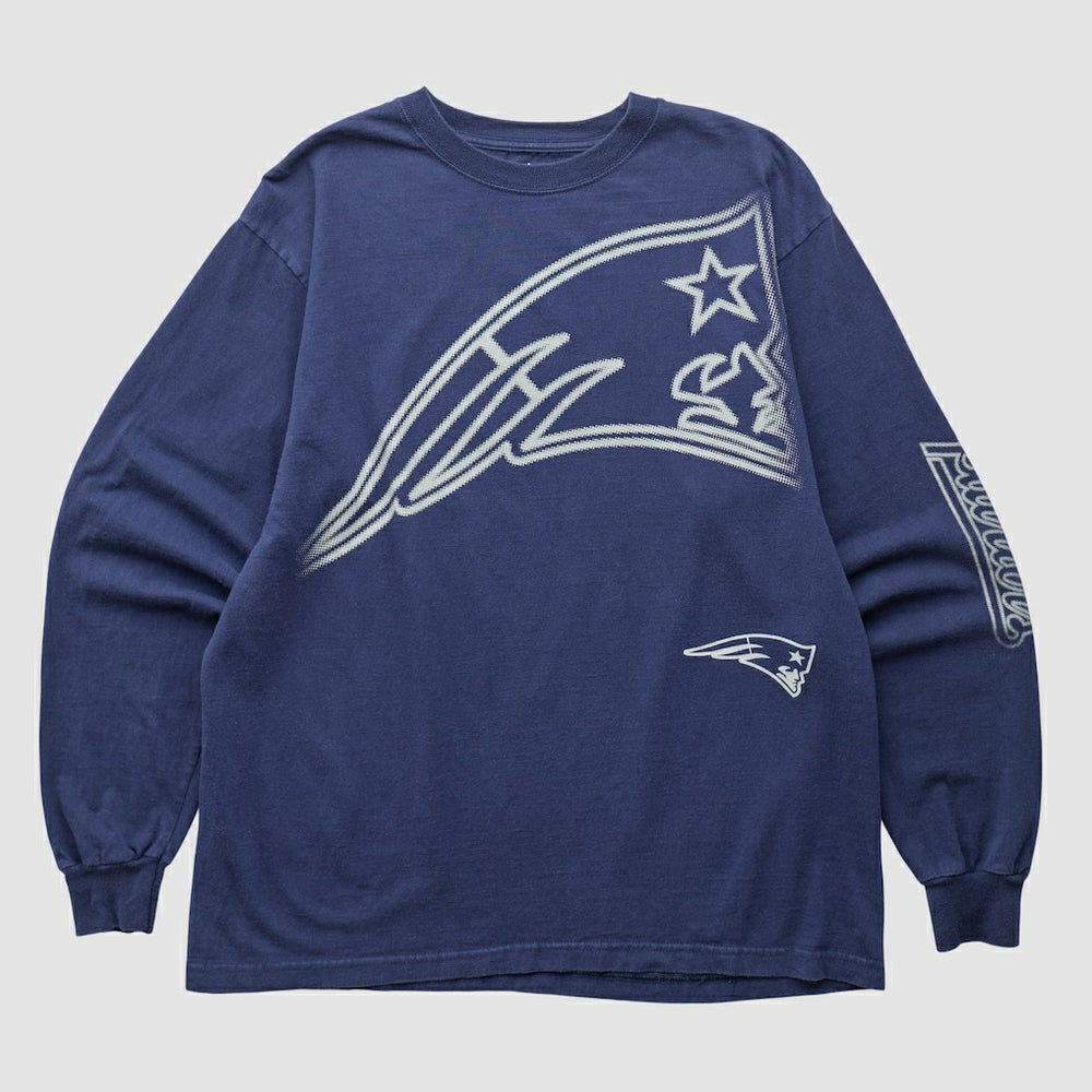 Reebok 2000s Long Sleeve T-shirt - New England Patriots