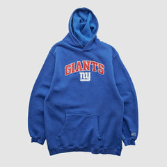Reebok 2000s Hooded Pullover Sweatshirt - New York Giants