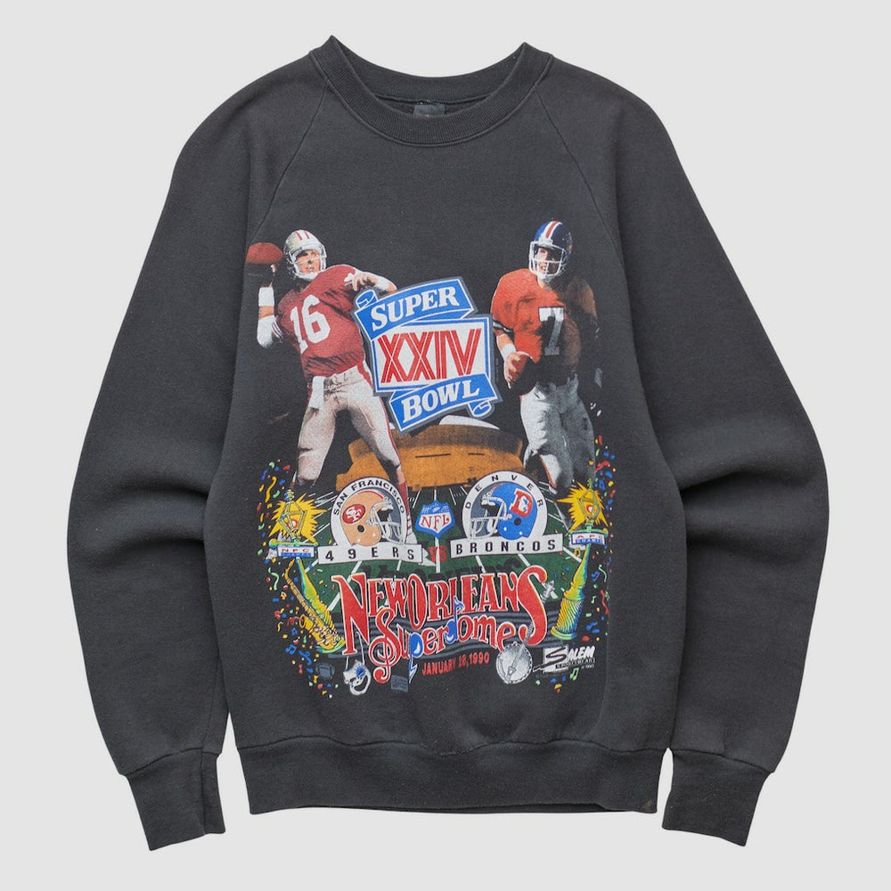 Super Bowl XXIV 1990 Pullover Sweatshirt - San Francisco 49ers