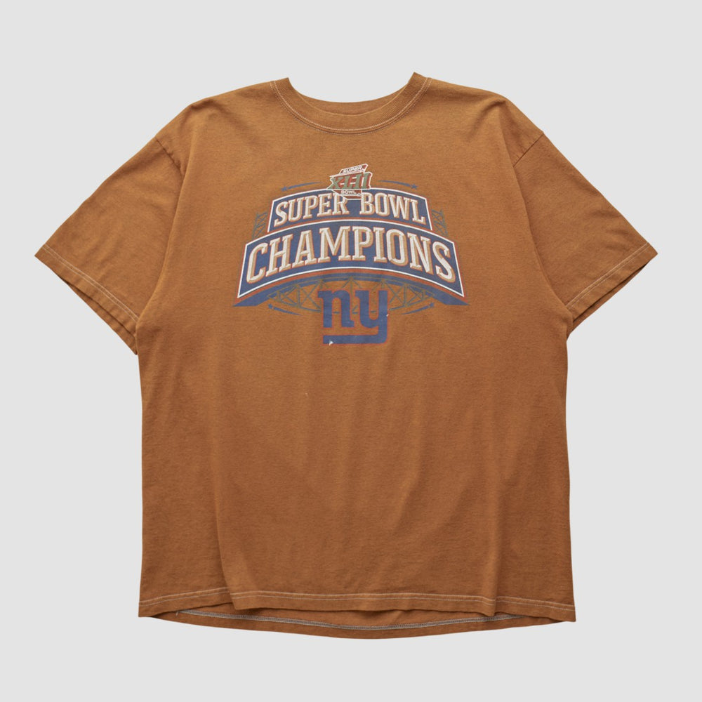 Super Bowl Reebok 2008 T-shirt - New York Giants