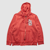 MLB St. Louis Cardinals Genuine Merchandise 2000s Hooded Full Zip Sweatshirt