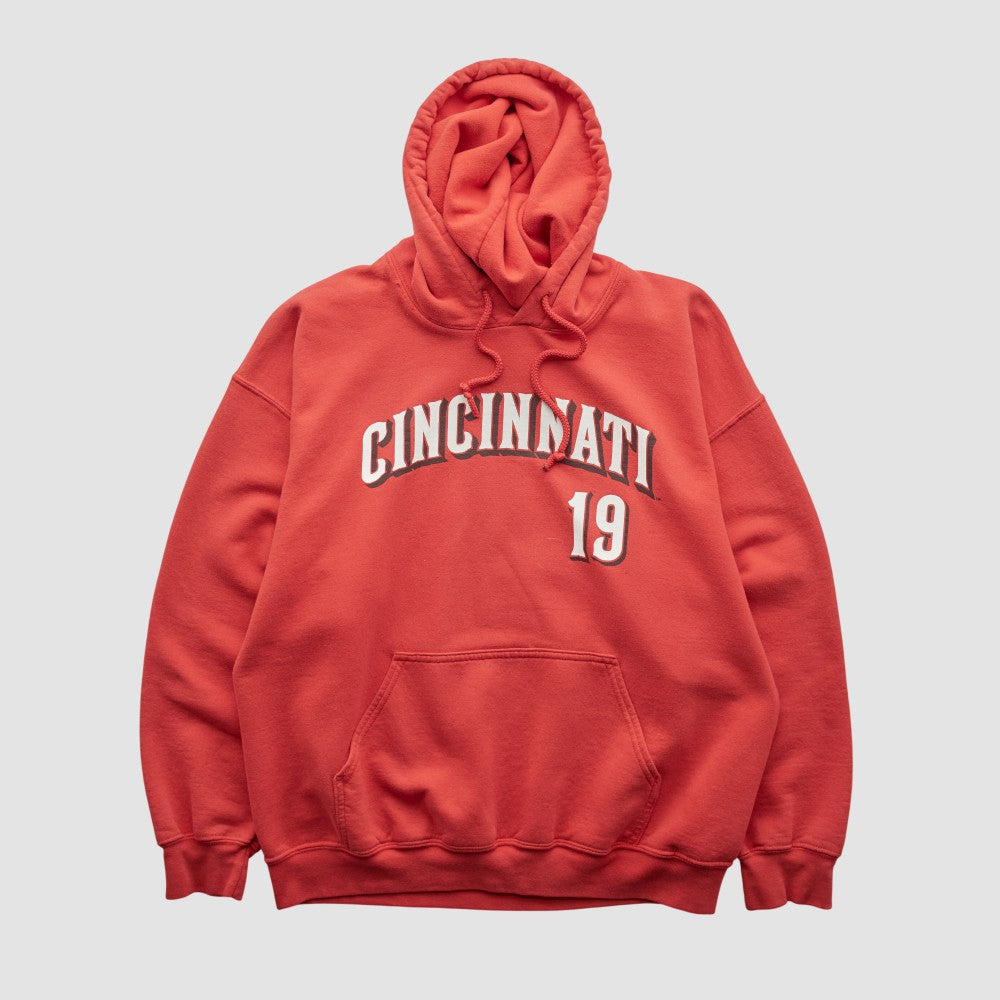 MLB Cincinnati Reds Genuine Merchandise 2000s Hooded Pullover Sweatshirt