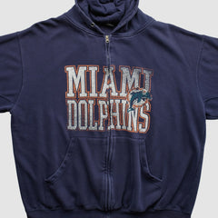 NFL 2010s Hooded Full Zip Sweatshirt - Miami Dolphins