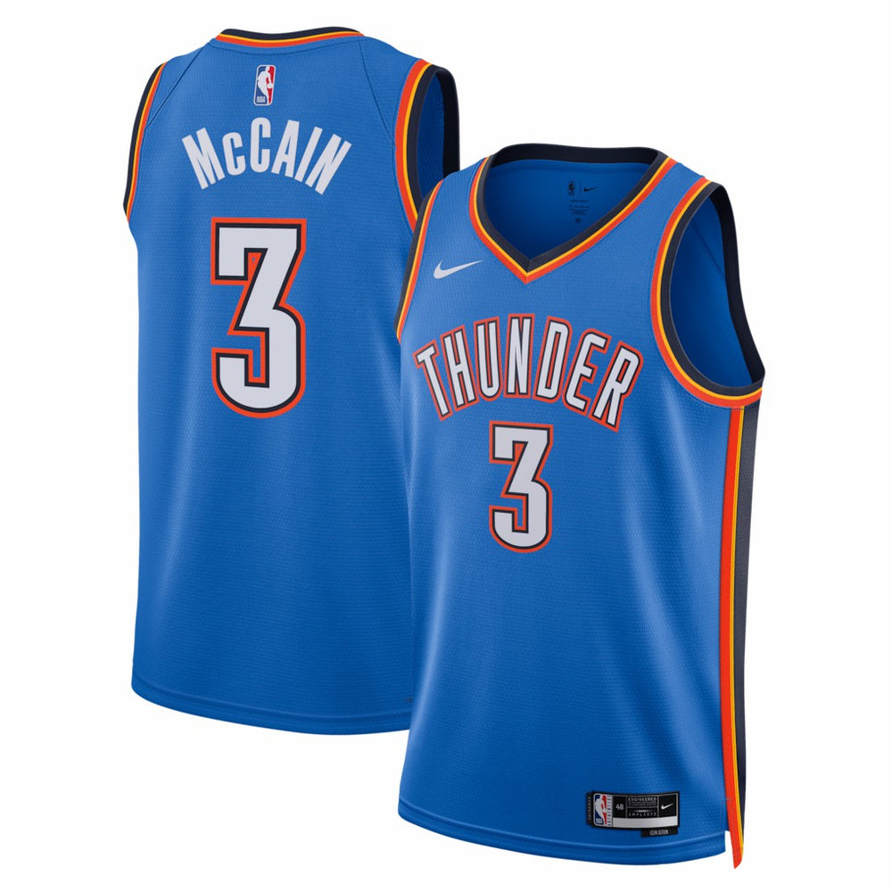 NBA Jared McCain Oklahoma City Thunder Unisex Swingman Jersey