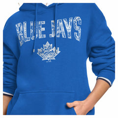 MLB Toronto Blue Jays Starter Women's Lace Team Lockup Fleece Hoodie