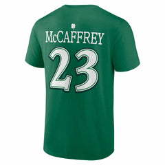 Christian McCaffrey St. Patrick's Day Icon Name & Number T-Shirt - San Francisco 49ers