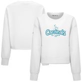 MLB St. Louis Cardinals Levelwear Women's Judd Cornerstone Cropped Sweatshirt